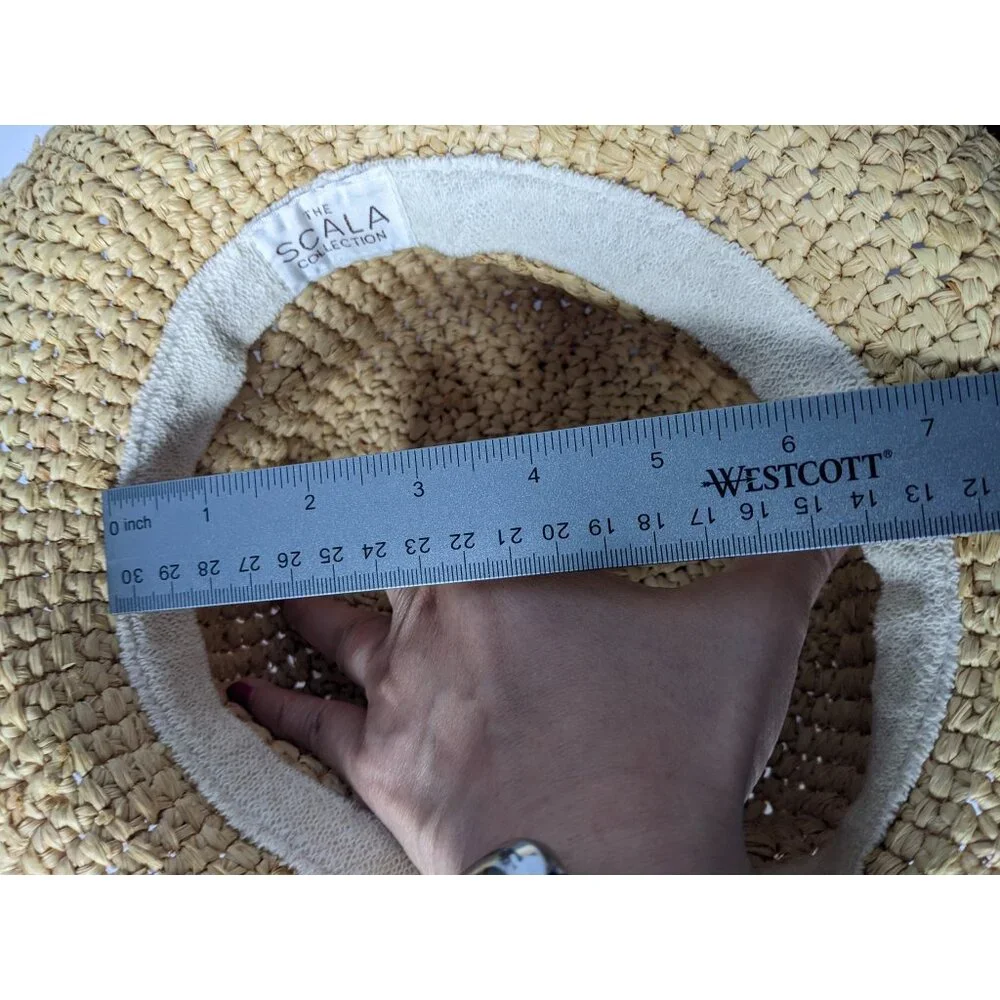 Scala Tan Straw Hat - Picture 4 of 5